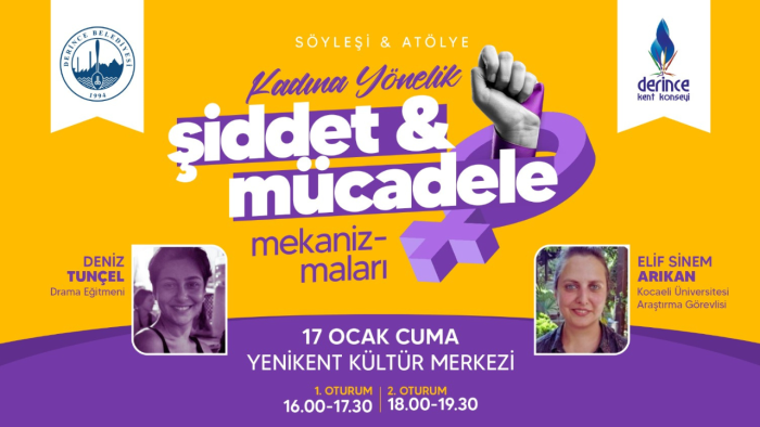 Derince’de Kadına Yönelik  Şiddetle Mücadele Konulu Söyleşi